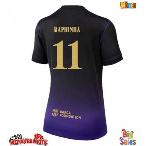 Barcelona Raphinha Belloli #11 Replica Away Stadium Shirt for Women 2026-27 Short Sleeve